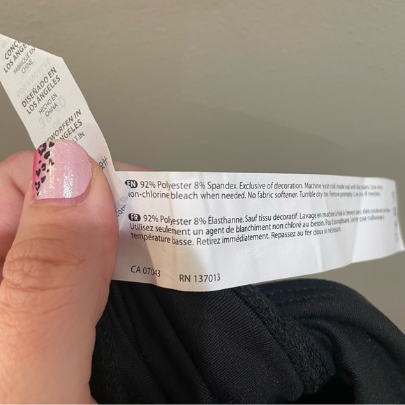 Marika 27” Ombre Foil Leggings Black Size Medium - Picture 10 of 11